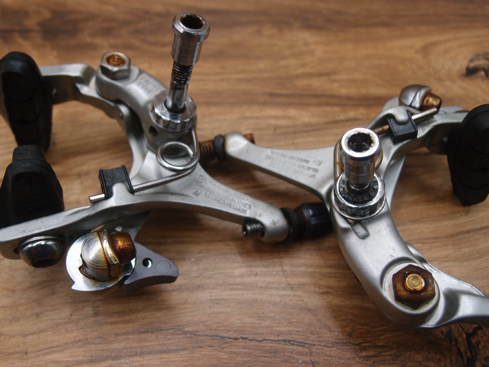 1989 road bike caliper side pull brakes Shimano 105 Prototype Japan BR-1055