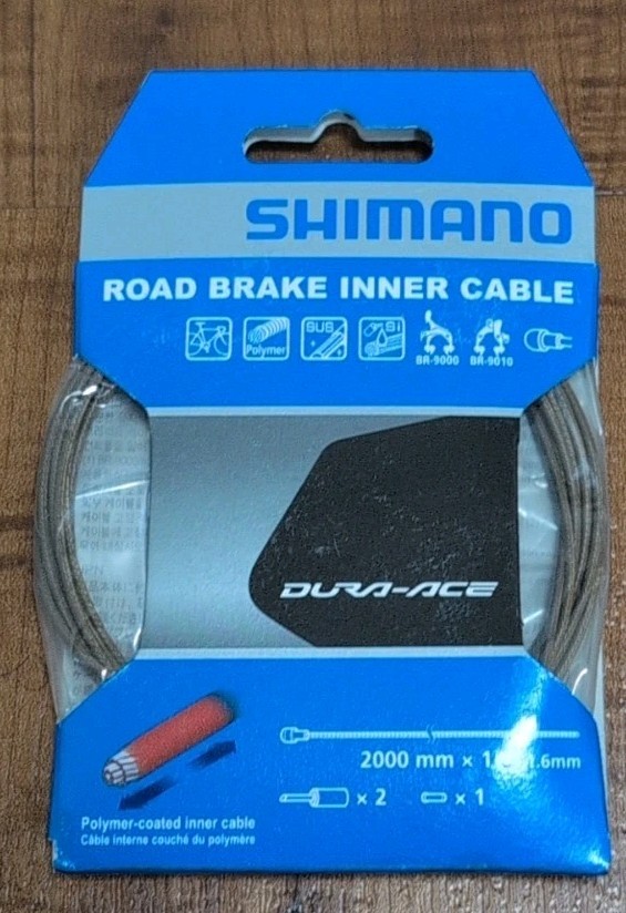Shimano🚴Dura-Ace BC-9000 Polymer Coated Stainless Road Brake Cable 1.6 x 2050mm