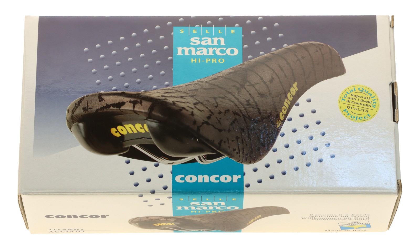 Selle San Marco Concor Supercorsa Hi-Pro Saddle Steel Rails Black NIB NOS NEW