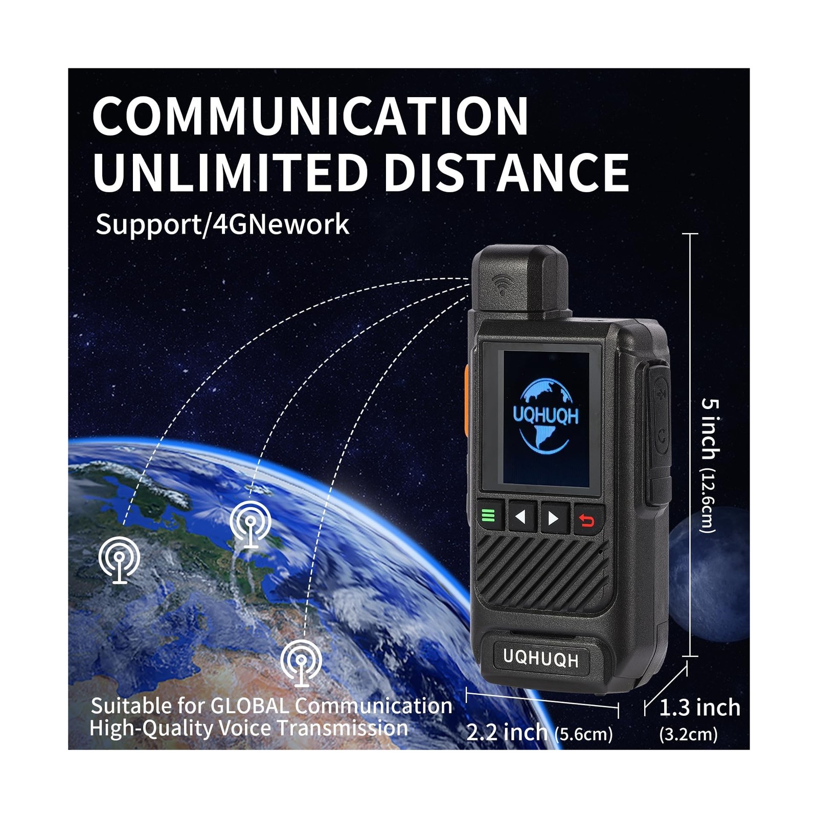Nationwide 4G LTE Walkie Talkies with Lifetime Free Service & SIM Cards-Unlim…