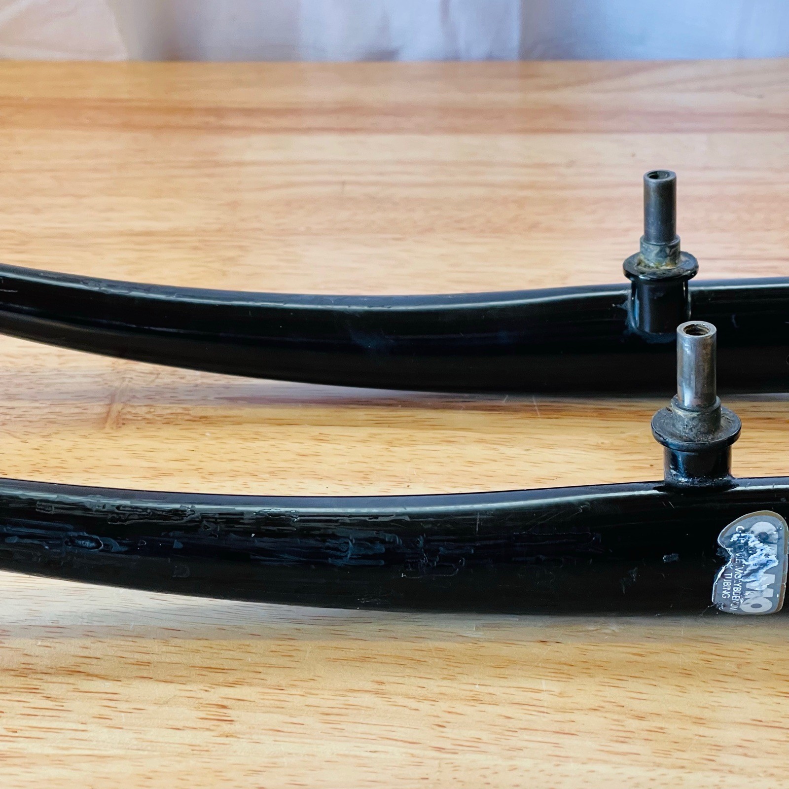 Trek Tange Full CRMO Steel MTB Fork 1-Inch Threaded 26 153 Steerer 385 AtoC 