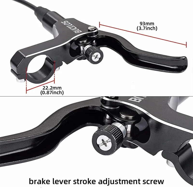 Hydraulic Brake Set 800/1500mm Mountain Bike Disc Brake Set 160mm Brake Rotor