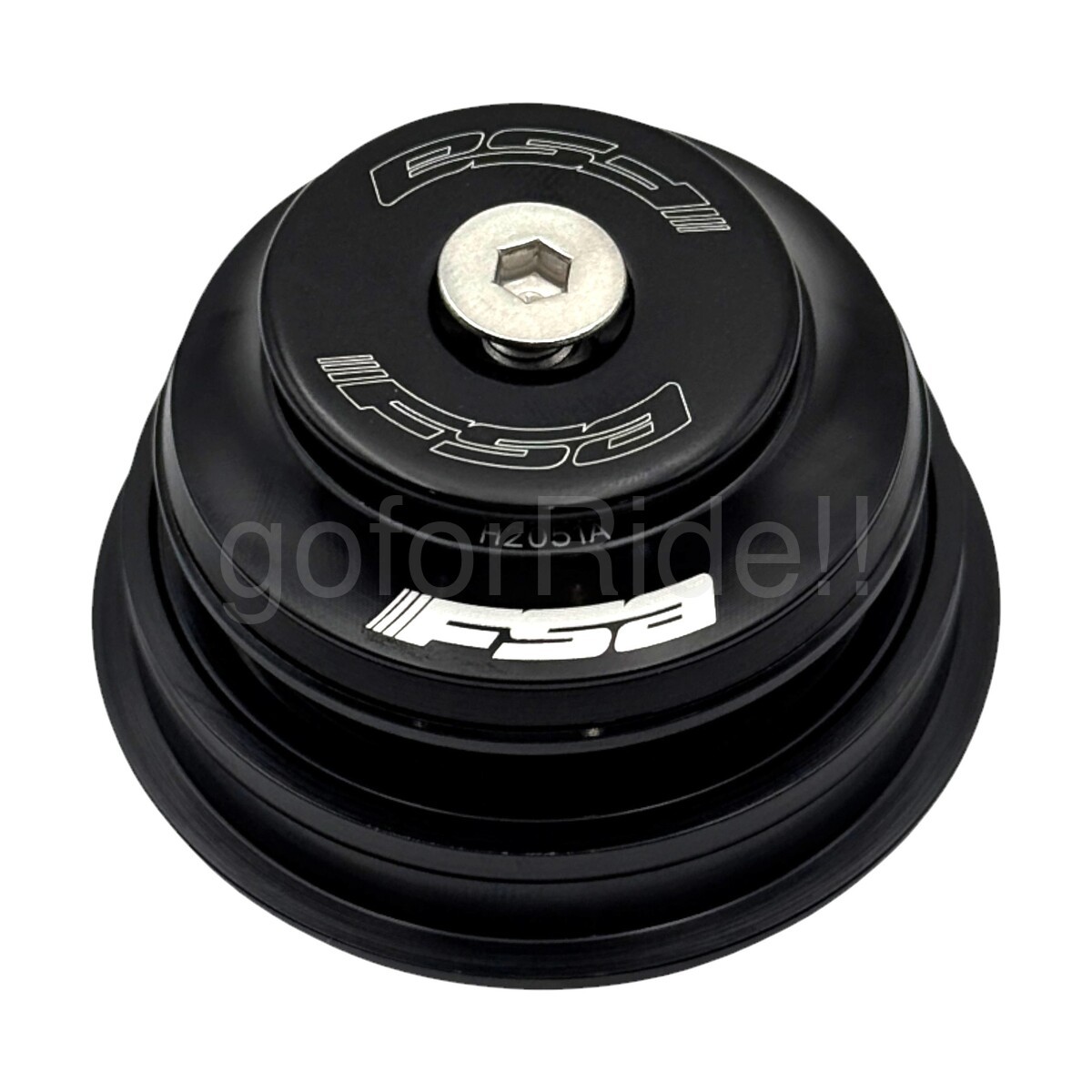 FSA No.57-1 Headset 1-1/8″ Tapered 50mm/62mm OD,Cover 5.3mm,36/45° Angle Black