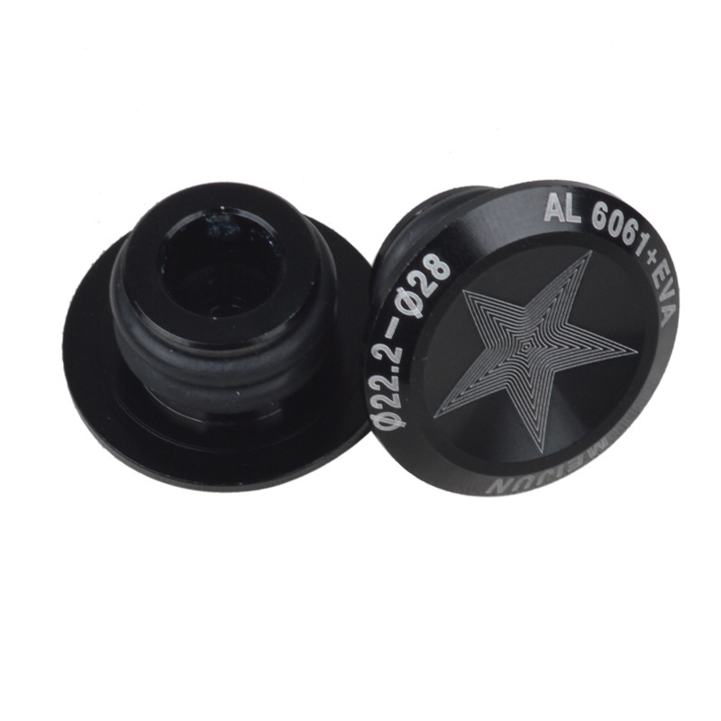 2pcs Aluminum Alloy Handlebar Grips Plugs Mtb Bicycle Metal Handle Grip Bar Ends