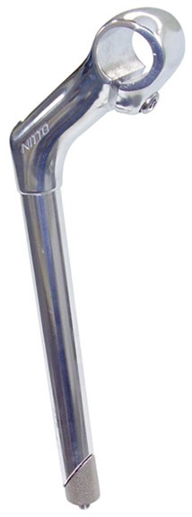 Nitto MT-10 Quill Stem 100mm Stem Length 25.4mm Bar Clamp Silver