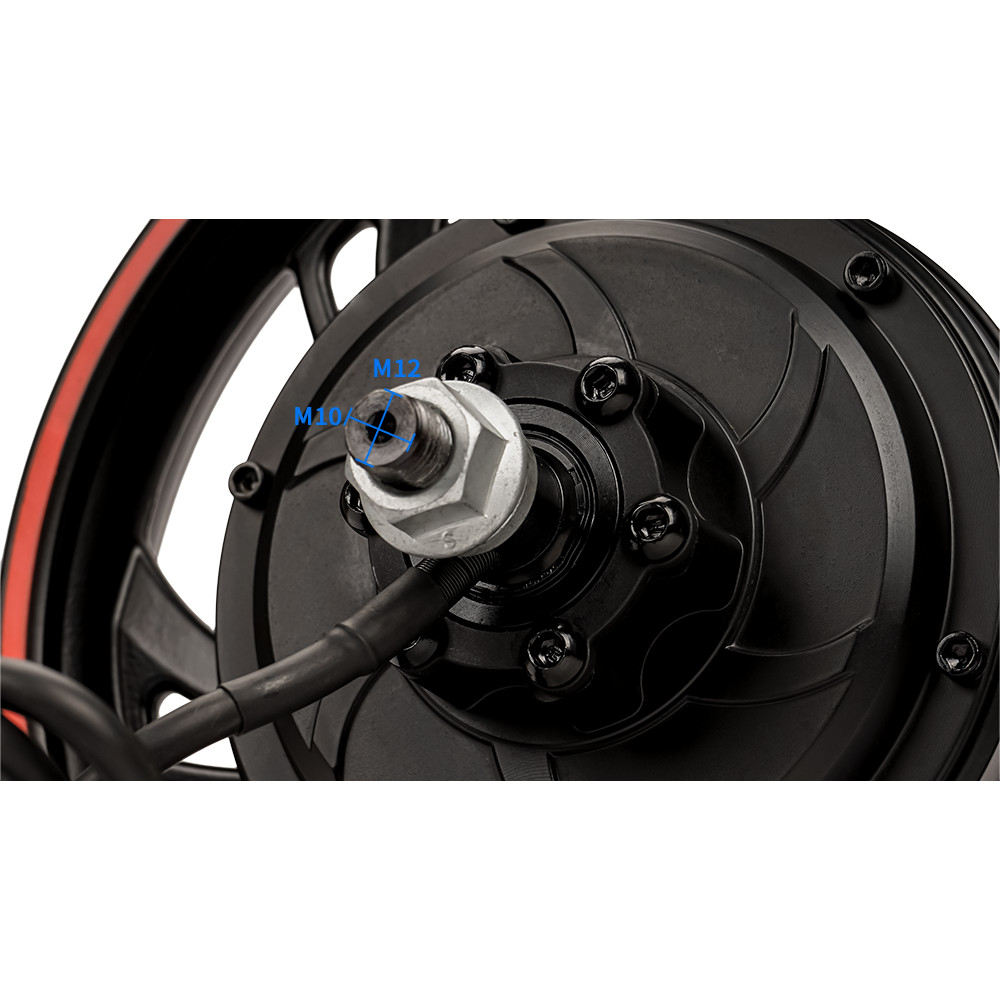 12Inch Gearless Motor Disc Brake Electric Bike Scooter Motor 1000W-1500W 60V/72V