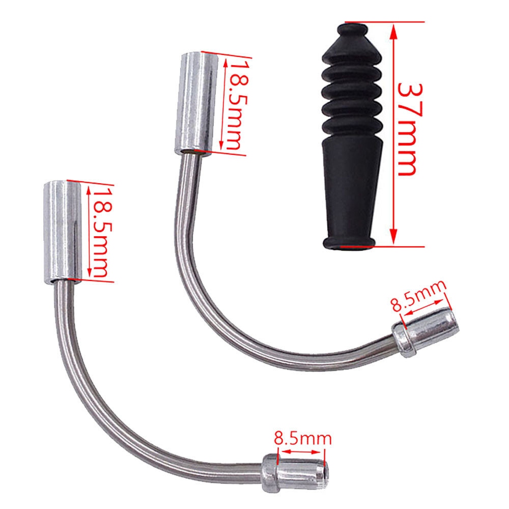 20 Pcs- Bike V Brake Noodle Cable Guide Pipe Rubber Boots Bicycle Cycling 5 Sets