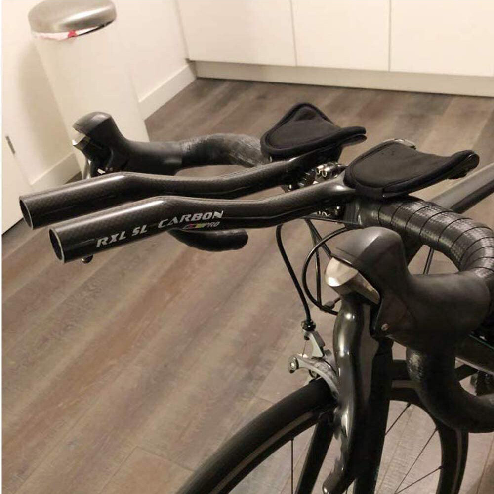triathlon bike handlebar 1-1/4″aero bars for road bike ud matte 30° 360mm