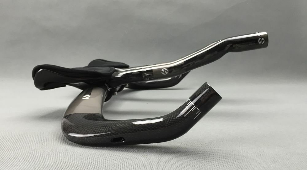 TOSEEK Carbon Fiber Bicycle Handlebar TT Road Bike Bullhorn Bar Aero Bar 31.8mm