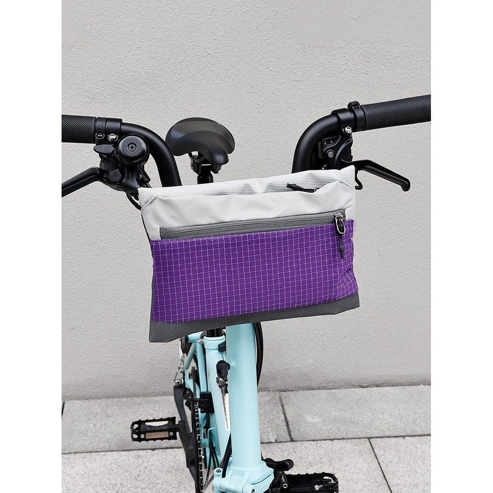 Handlebar Bag Waterproof Nylon 16.5cm x 24.5cm x 2cm for Road MTB Bicycle Carry