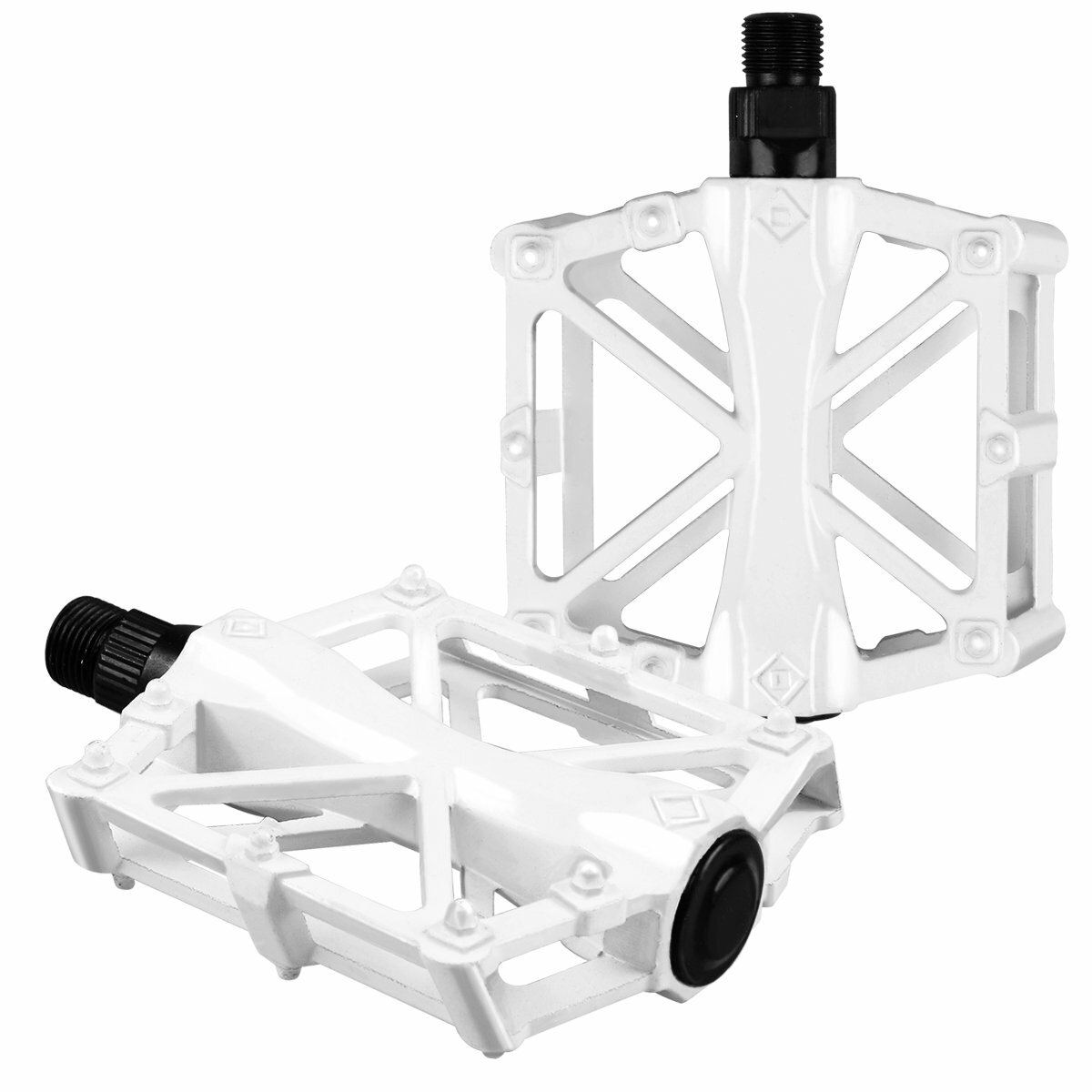 Mountain Bike Pedals Bicycle Pedal Flat Aluminum Sealed Bearing 9/16″ BMX X Road