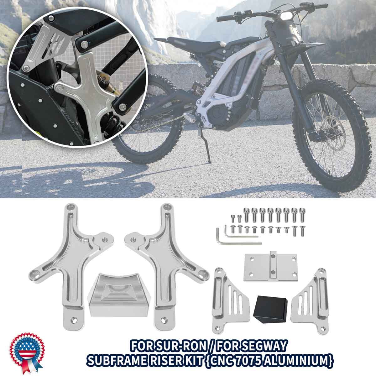 2.75″ Subframe Riser Seat Lift Kit For Sur Ron Light Bee X For Segway X260/X160
