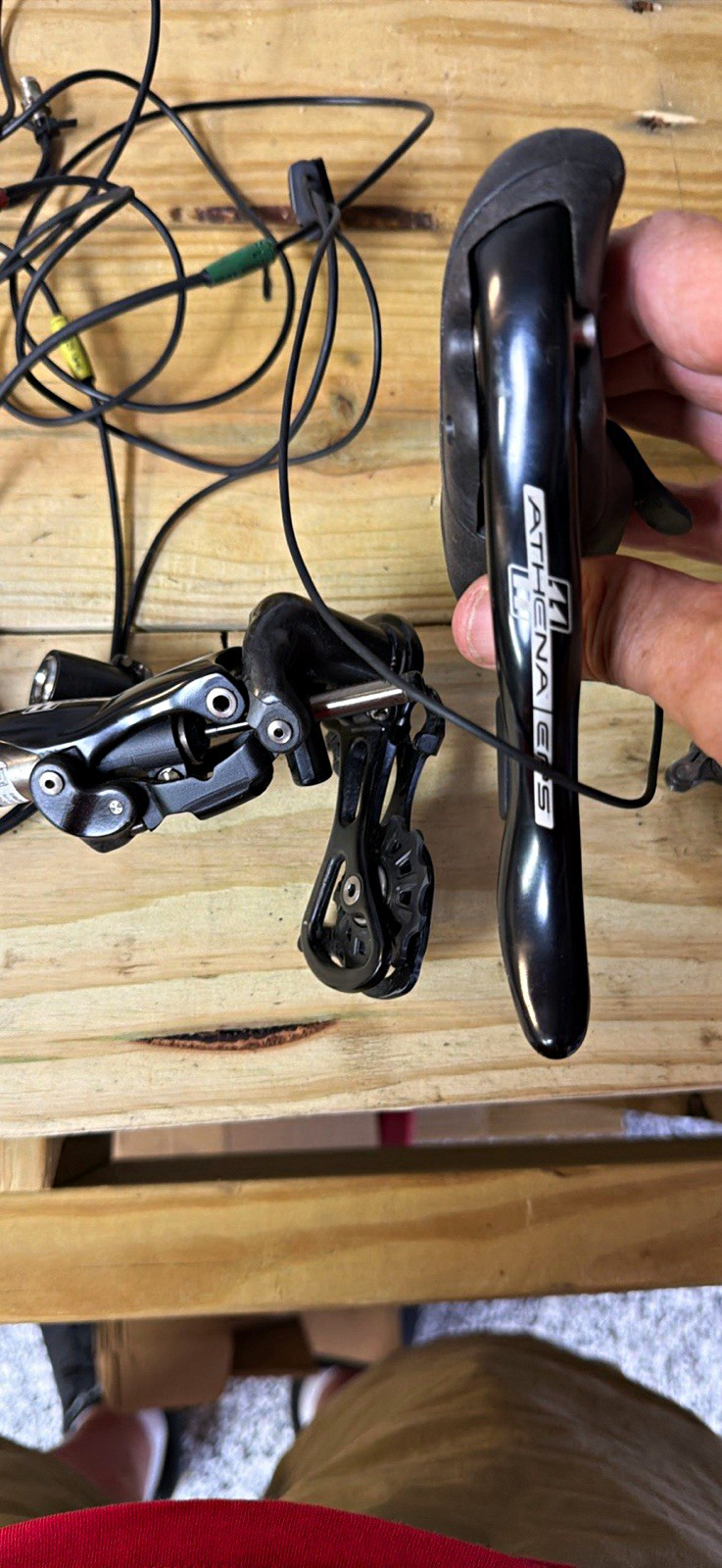 Campagnolo Athena EPS Electronic Shifter Set 11-Speed Road Bike Black