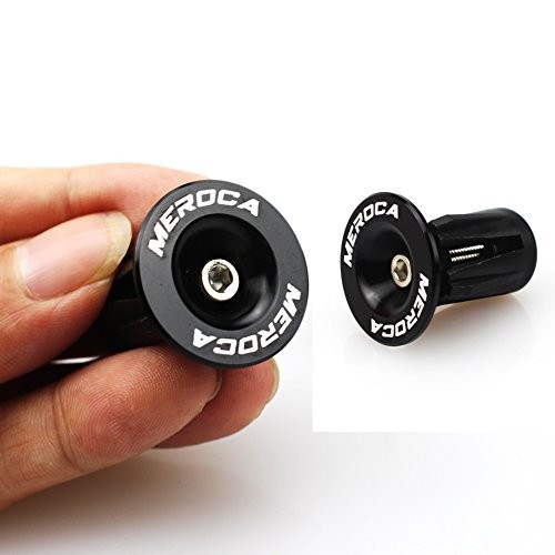Bar End Plugs 2 Pack Aluminum Bar Ends Handlebar End Plugs Handlebar Black