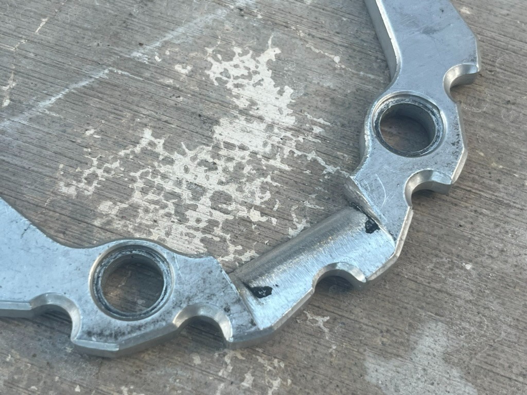 Unbranded Alloy Buzzsaw Chainring Chainguard | 94 BCD / 28T / VGC