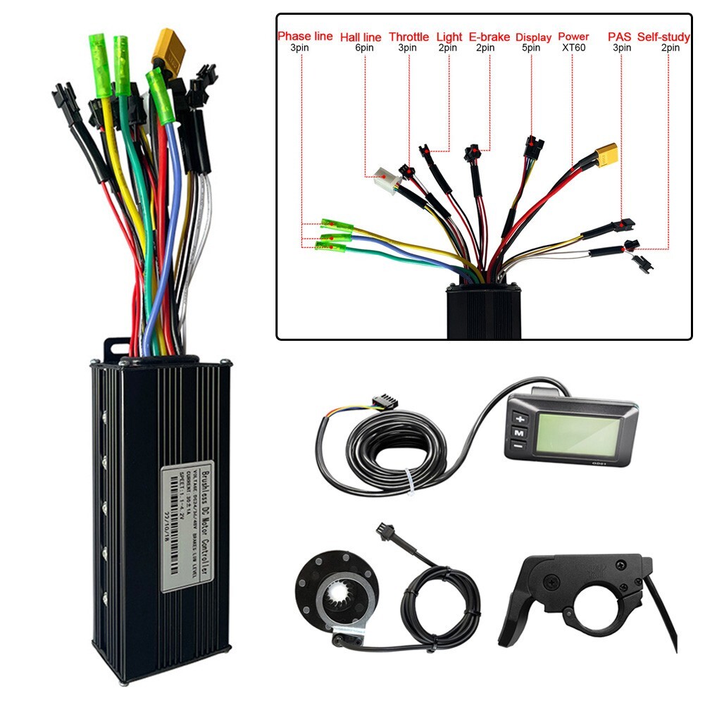Powerful Upgrade For Your E Bike Motor With 750/1000W Controller Set And 8-PAS