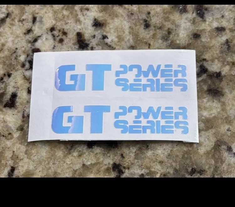 GT Power Series Crank Decal Color Shifting Pearl Holographic