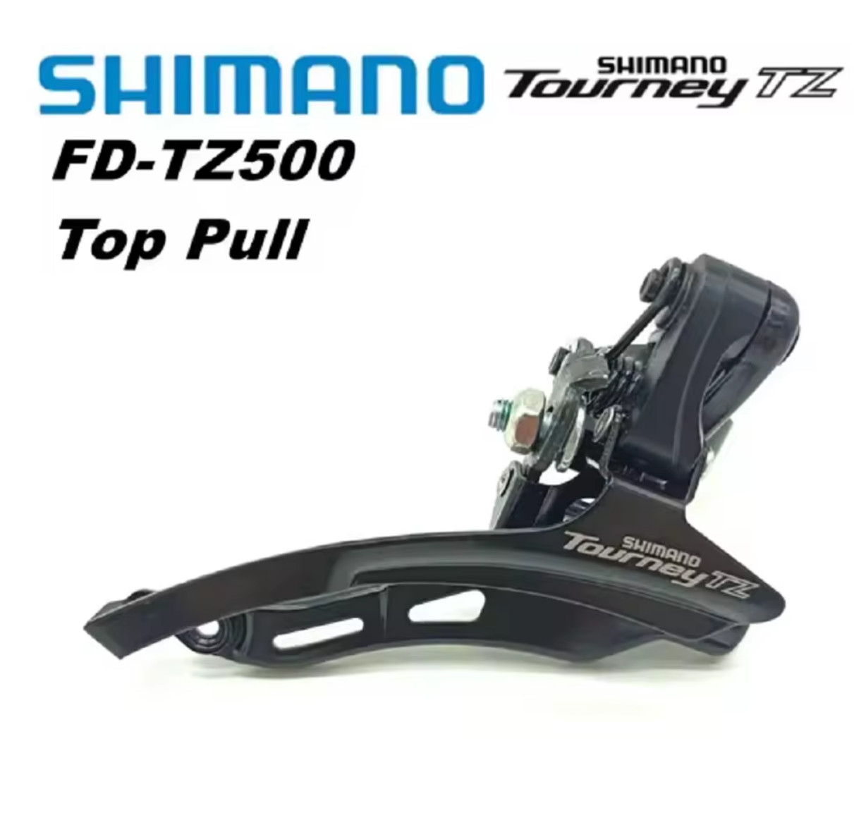 Shimano Tourney TZ FD TZ500 Bike Front Derailleur FD-TZ500 Clamp Band Mount