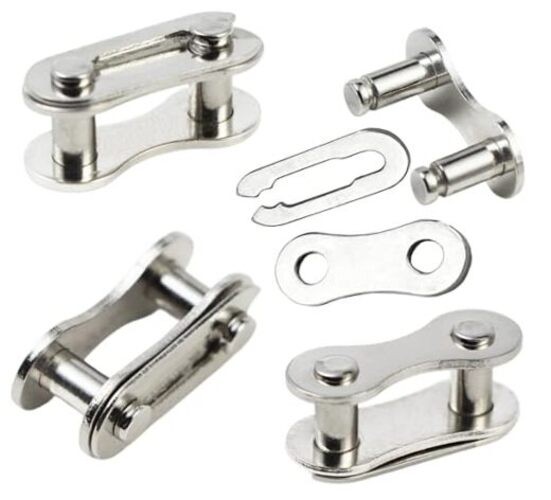 4 Pairs Bicycle Missing Link 1/6/7/8/9/10/11/12 Speed Single/1 Speed-silver