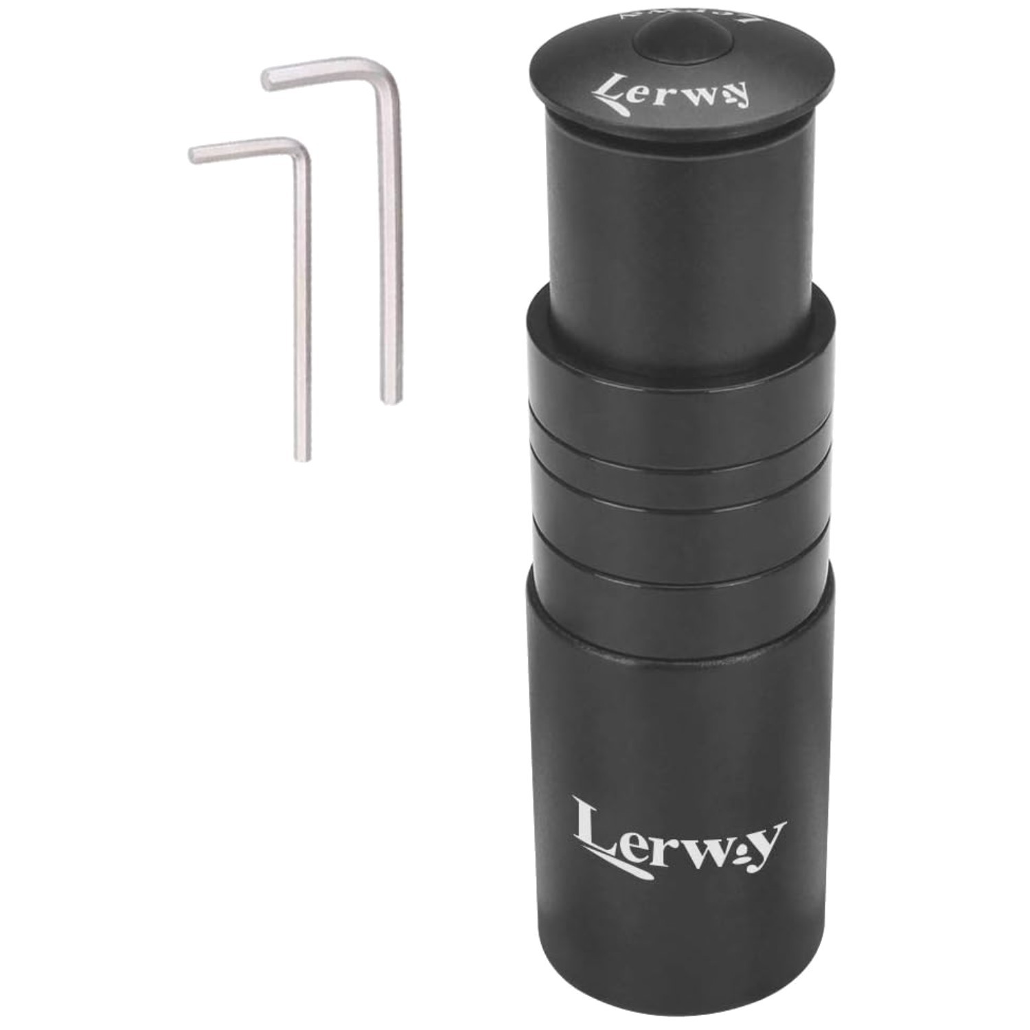 Bike Stem Extender for Threadless Steerer – Black