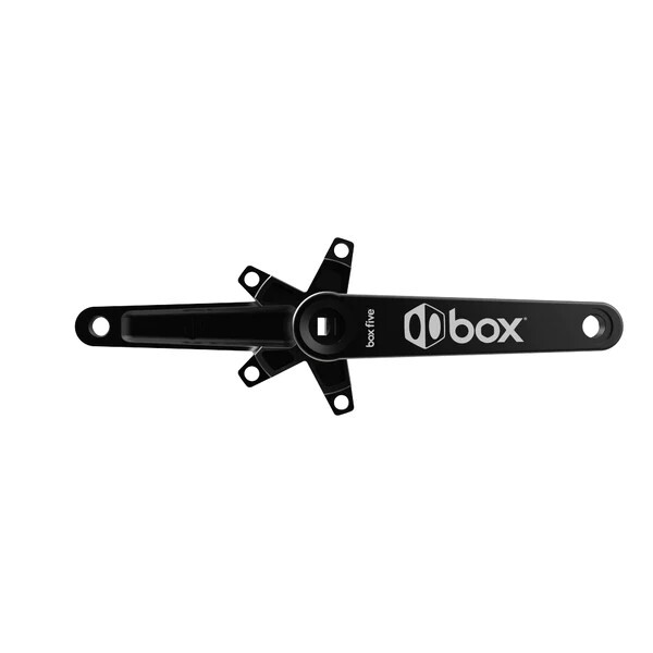 BOX FIVE JIS SQUARE TAPER 5 Bolt 110 BCD CRANK SET / ARMS 160mm BLACK