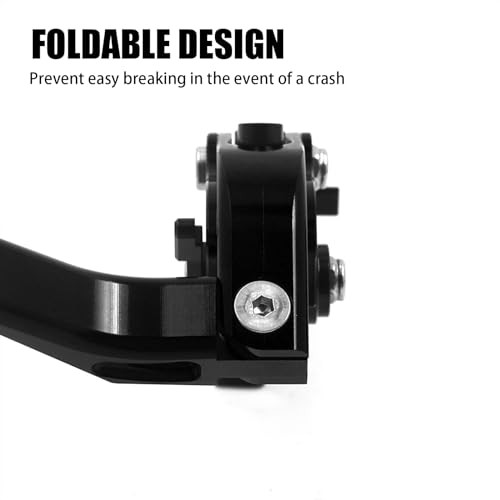 Brake Clutch Lever Set for YZF R7 2021-2026, Foldable Retractable Red
