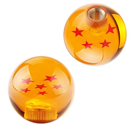 54MM Manual Gear Shift Shifter knob JDM 4 5 6 Speed 7 Star Round Universal