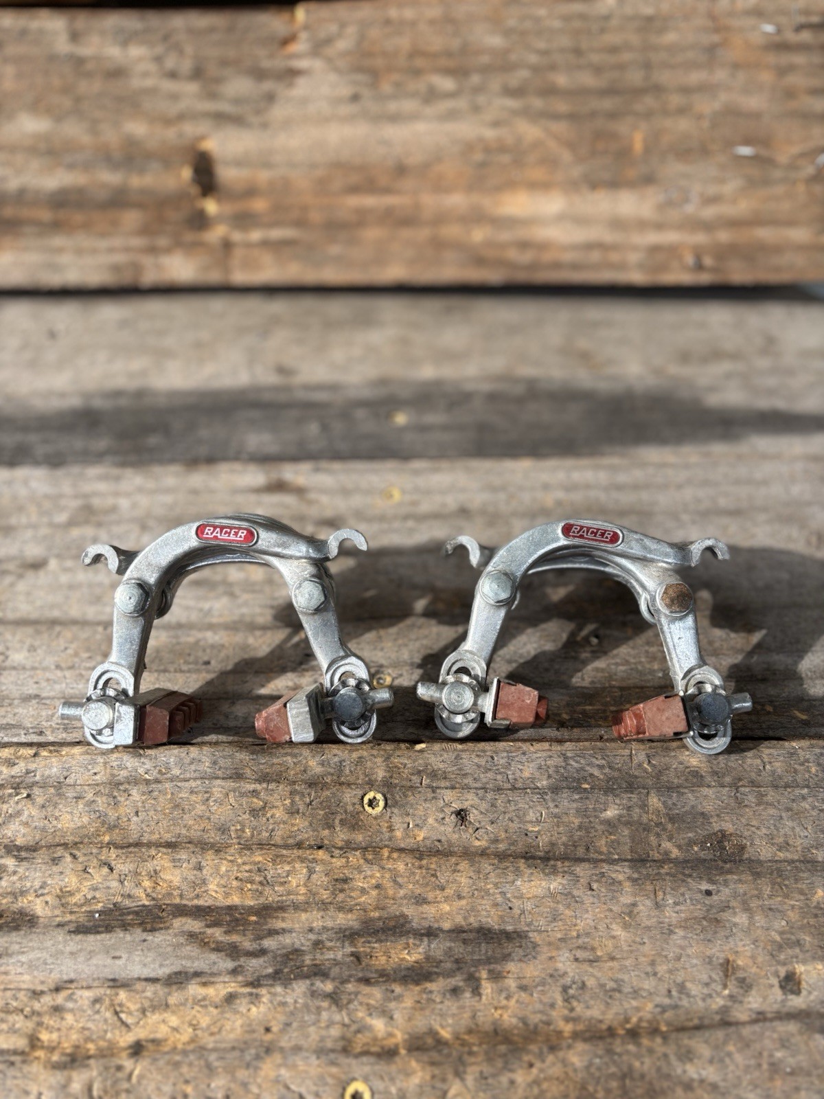 Vintage Mafac-Style Racer Center Pull Front And Rear Brake Calipers- Road Bike