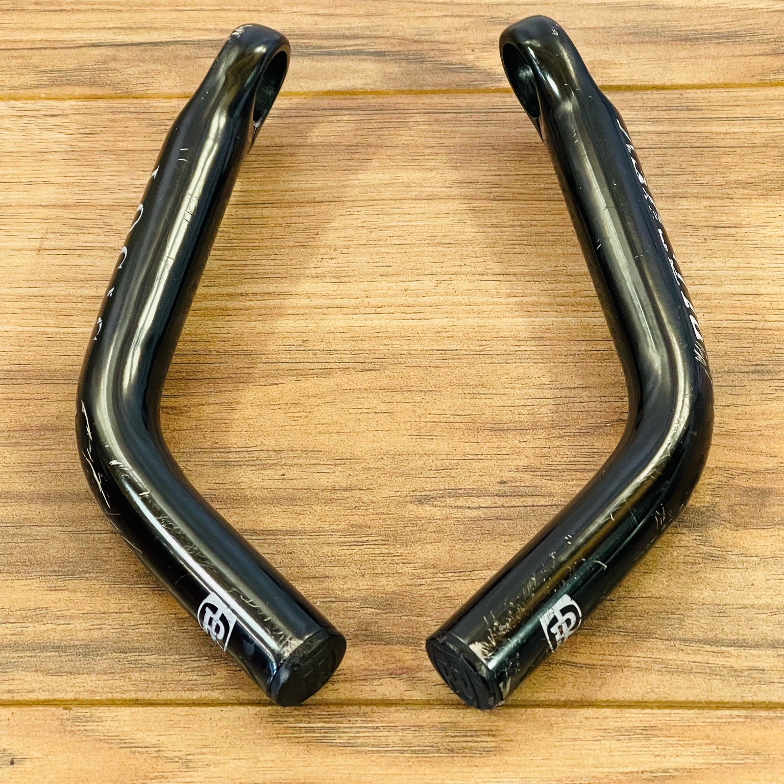 90s Era Ritchey Logic Bar Ends Long Bend Black