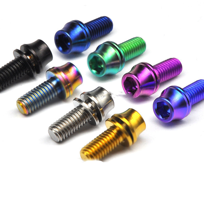 M5x12mm Titanium TI Bottle Holder Bolt Bicycle Bike Water Bottle Cage Scre