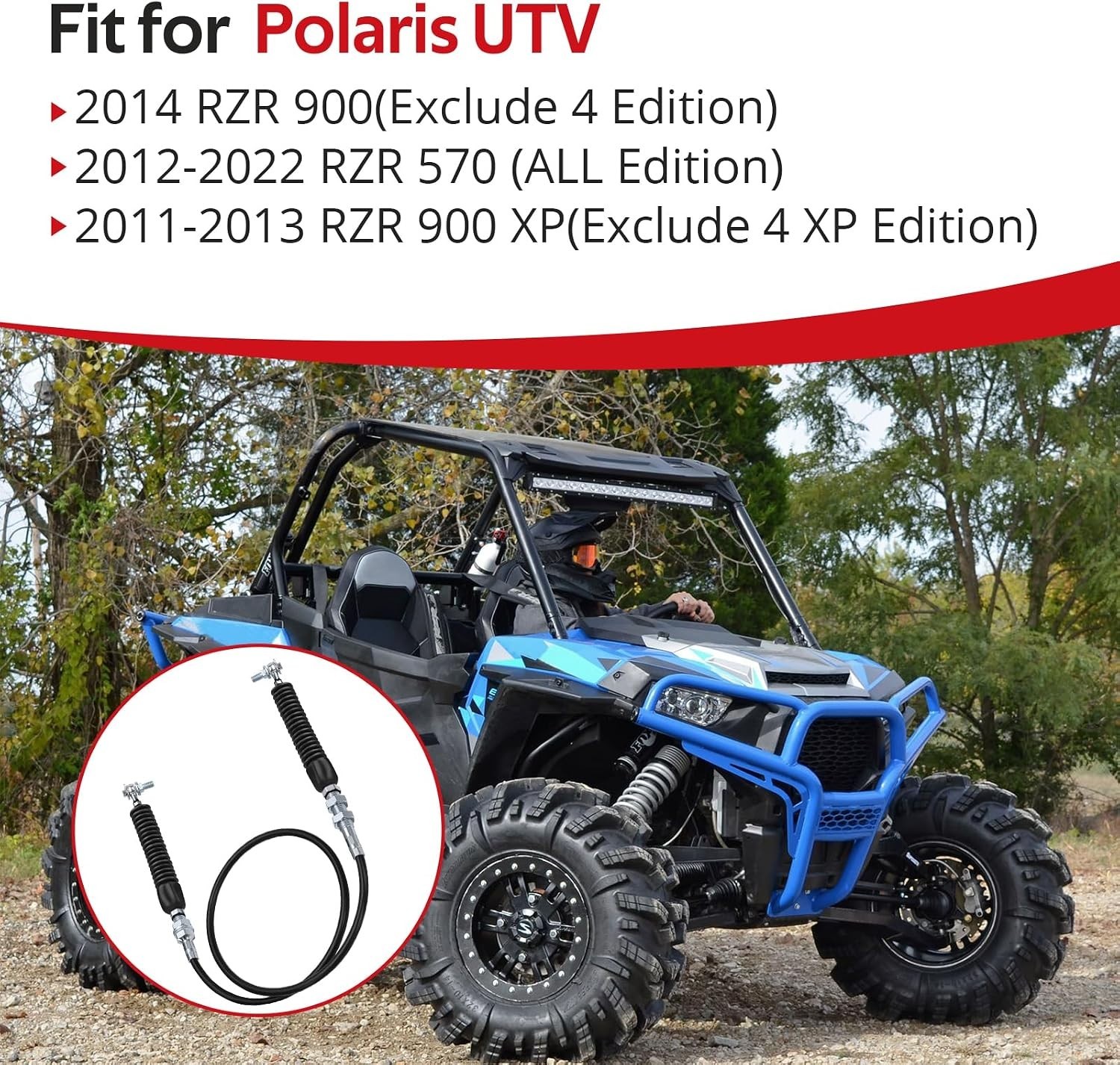 Gear Shift Cable Fit for Polaris RZR 570 900 XP 2011-2022,O.E.M#7081620