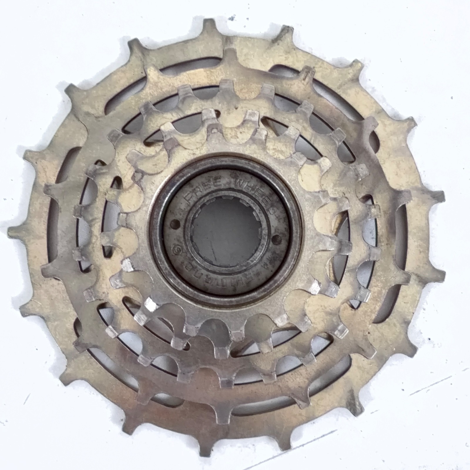Shimano 14-34 Skip-Tooth 5-speed Freewheel – Gold – Cad Plated – Vintage