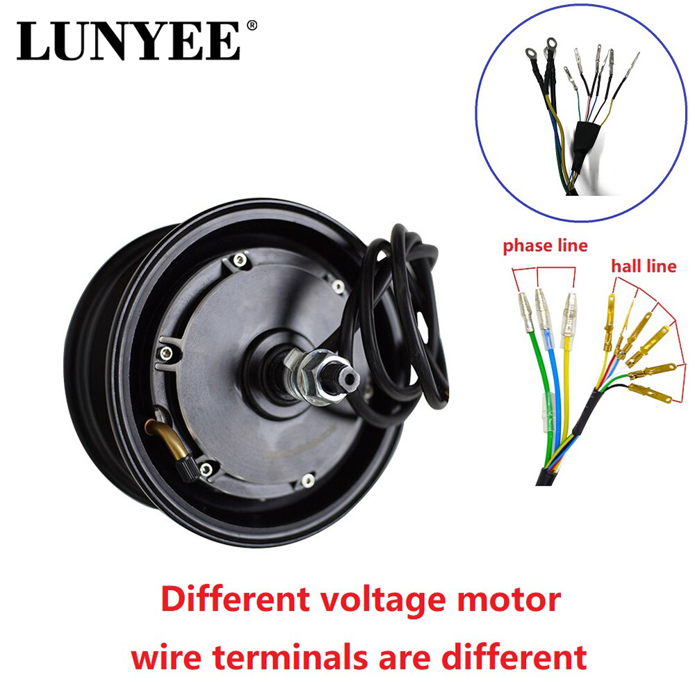 11 inch 60H 36V48V60V72V 800W 2000W 3000W 3800W High Speed Hub Motor Scooter
