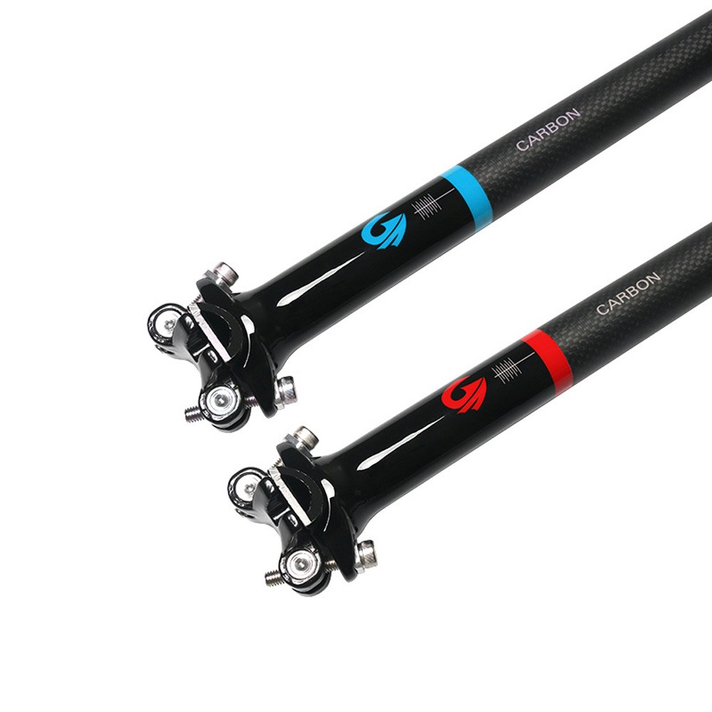 ASIACOM Carbon Fiber MTB Road Bike Ultralight Seat Post 25.4/27.2/30.8/31.6mm