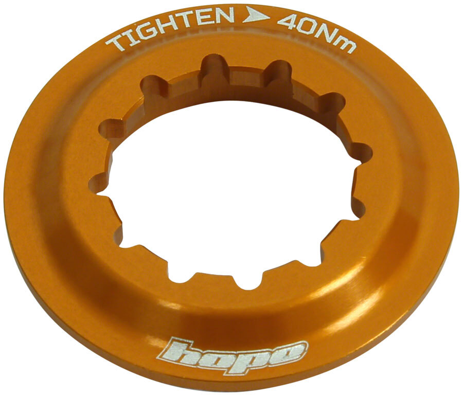Hope Center Lock Disc Lockring – Orange Compatible With Other Manufacturers