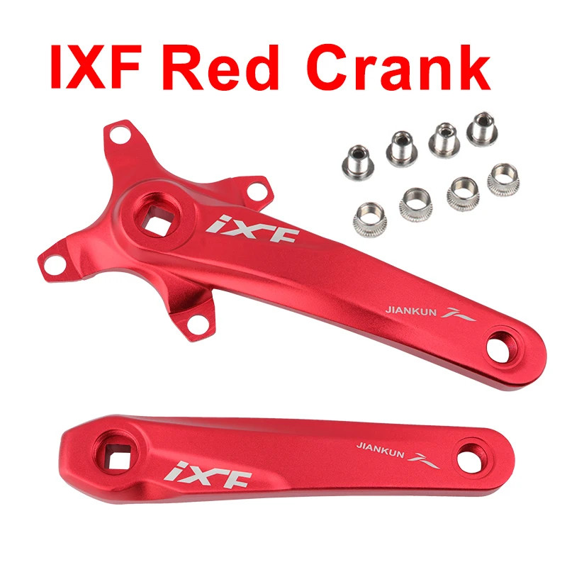 Square Hole MTB Crankset 104BCD 170mm Narrow Tooth Chainring 32/34/36/38/40T/42T