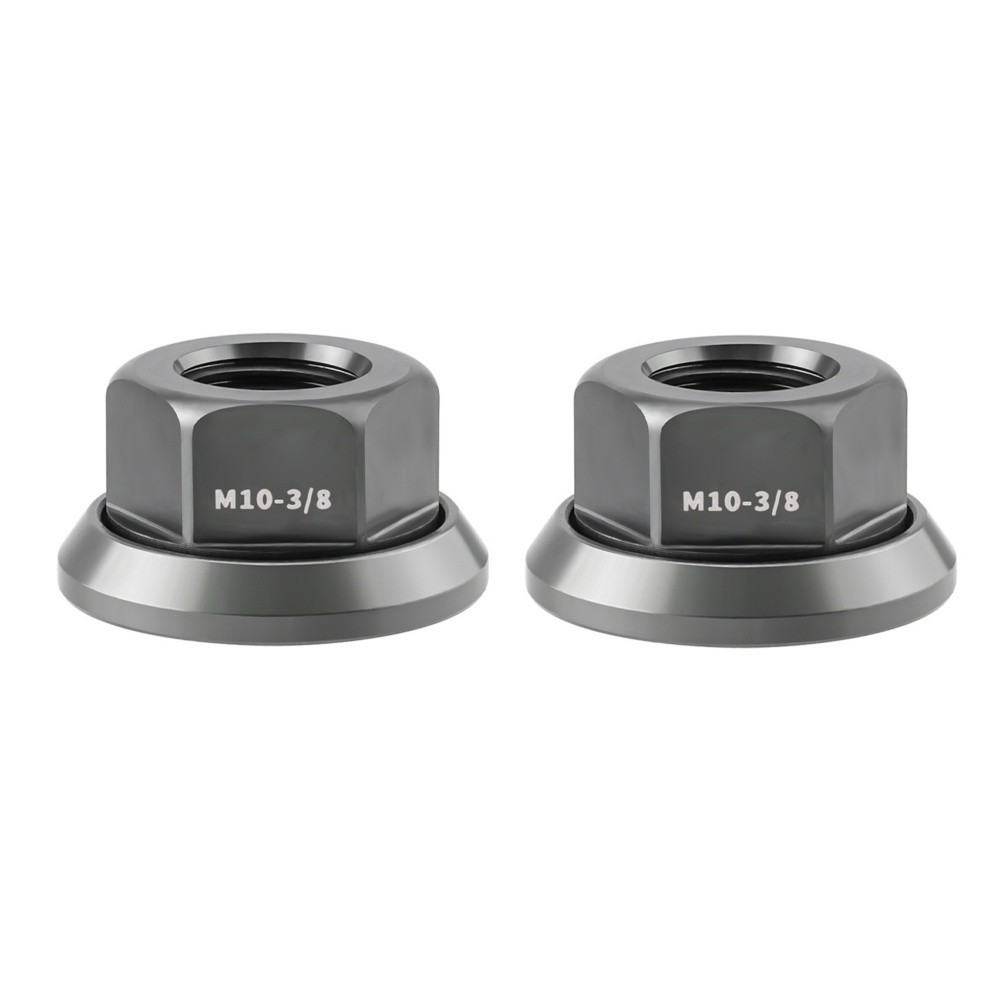 Aluminum Alloy Nuts 2pcs Package 7075 Aluminum Alloy Material Easy Installation