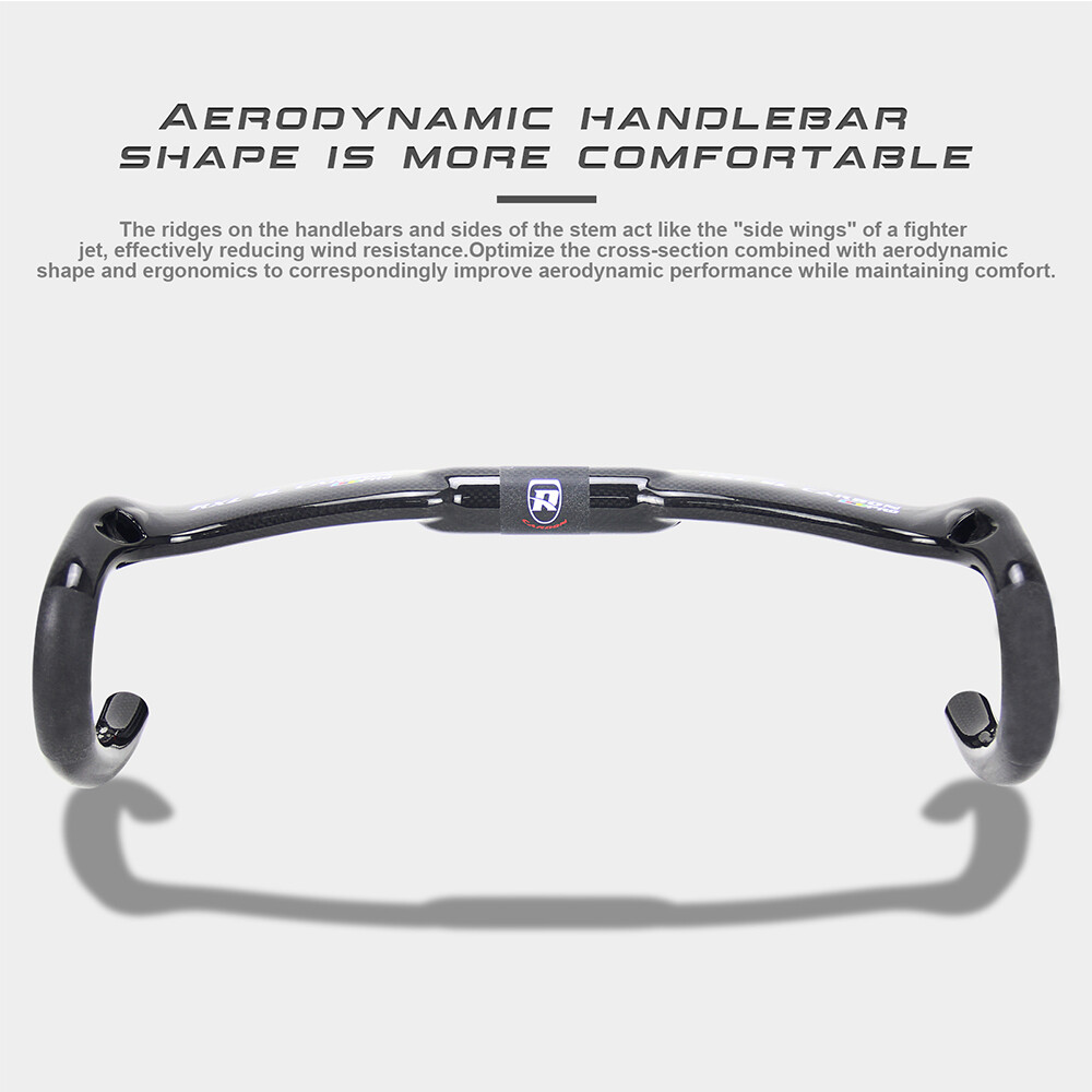 Carbon Road Bike Handlebar 31.8 Road Bicycle Drop Bars Inner Routing 400/420/440