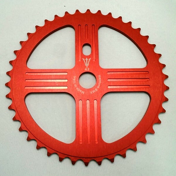 NEPTUNE BMX HELM SPROCKET GEAR for 19mm spindles Made in USA! 33 tooth RED