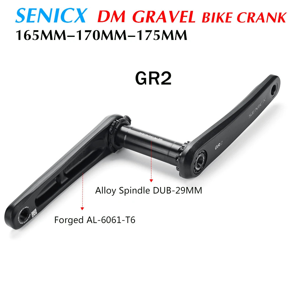 Road Cyclocross Bicycle Crankset 165mm/170mm/175mm Folding Bike Cranks Arms