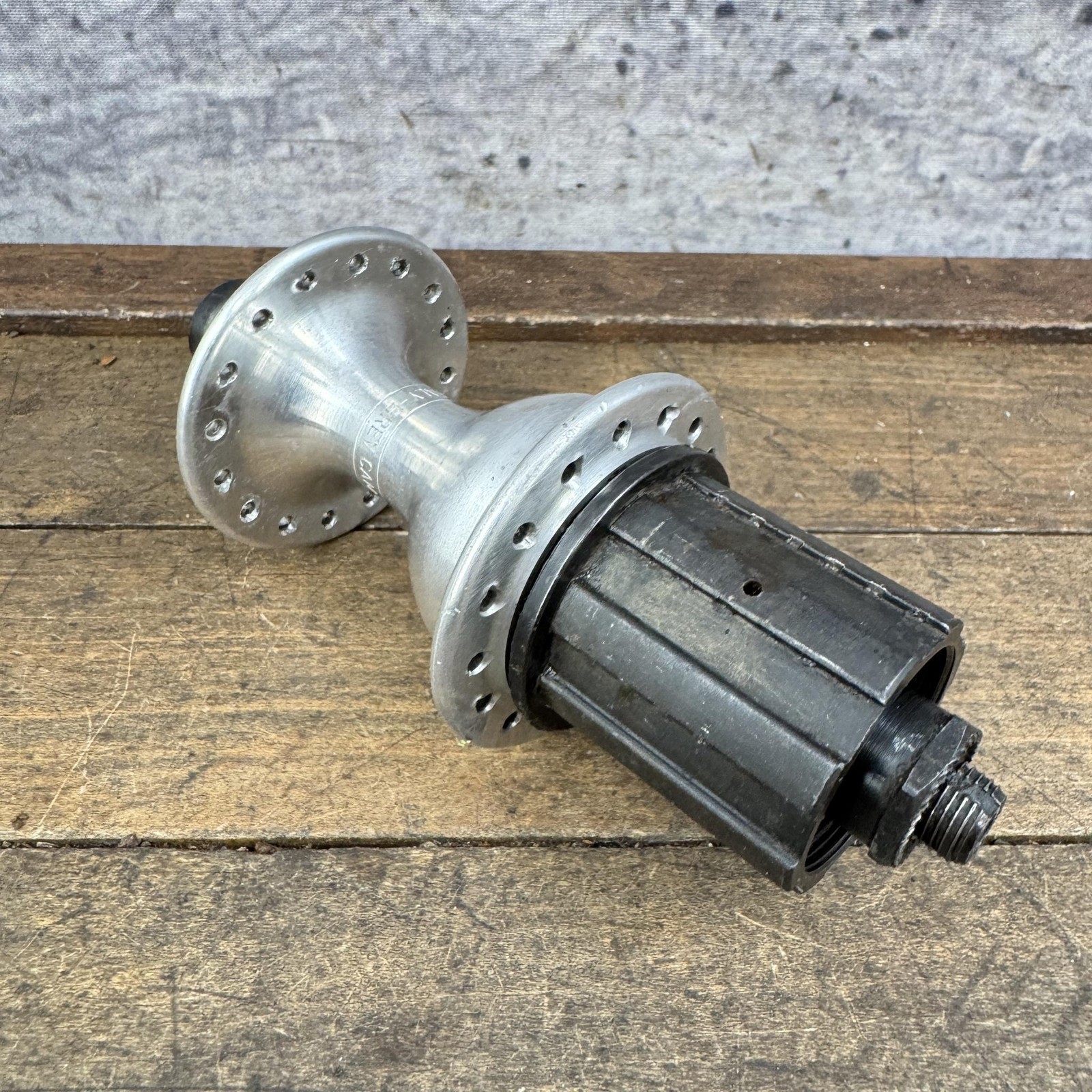 Vintage Campagnolo Rear Hub 32H 130 Mm QR Campy Freehub Silver Italy
