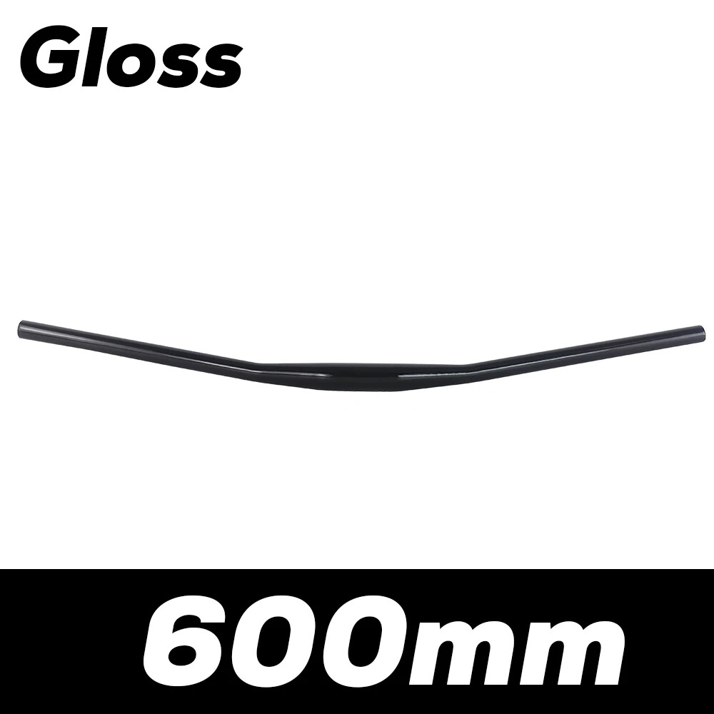 9 Degree Full Carbon Fiber XC Off-Road Racing Flat Handlebar Matte 580-740mm