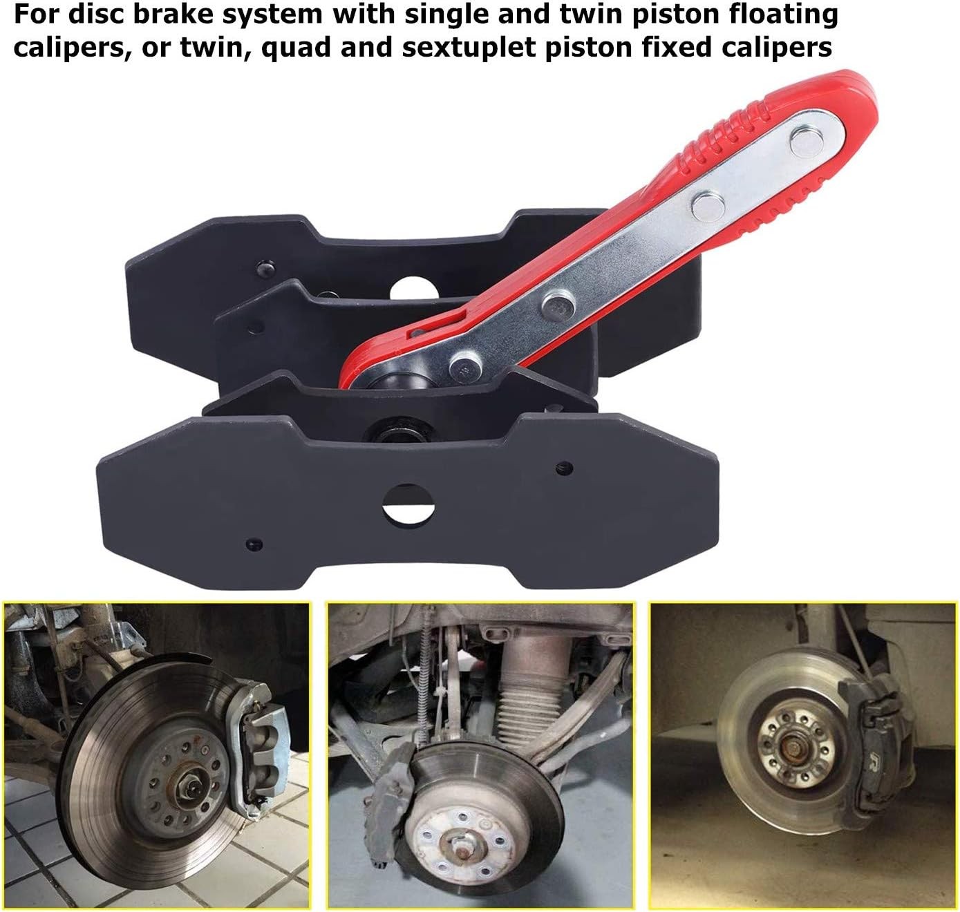 Brake Caliper Press Tools, 360 Degree Automotive Swing Ratchet Expander Wrench