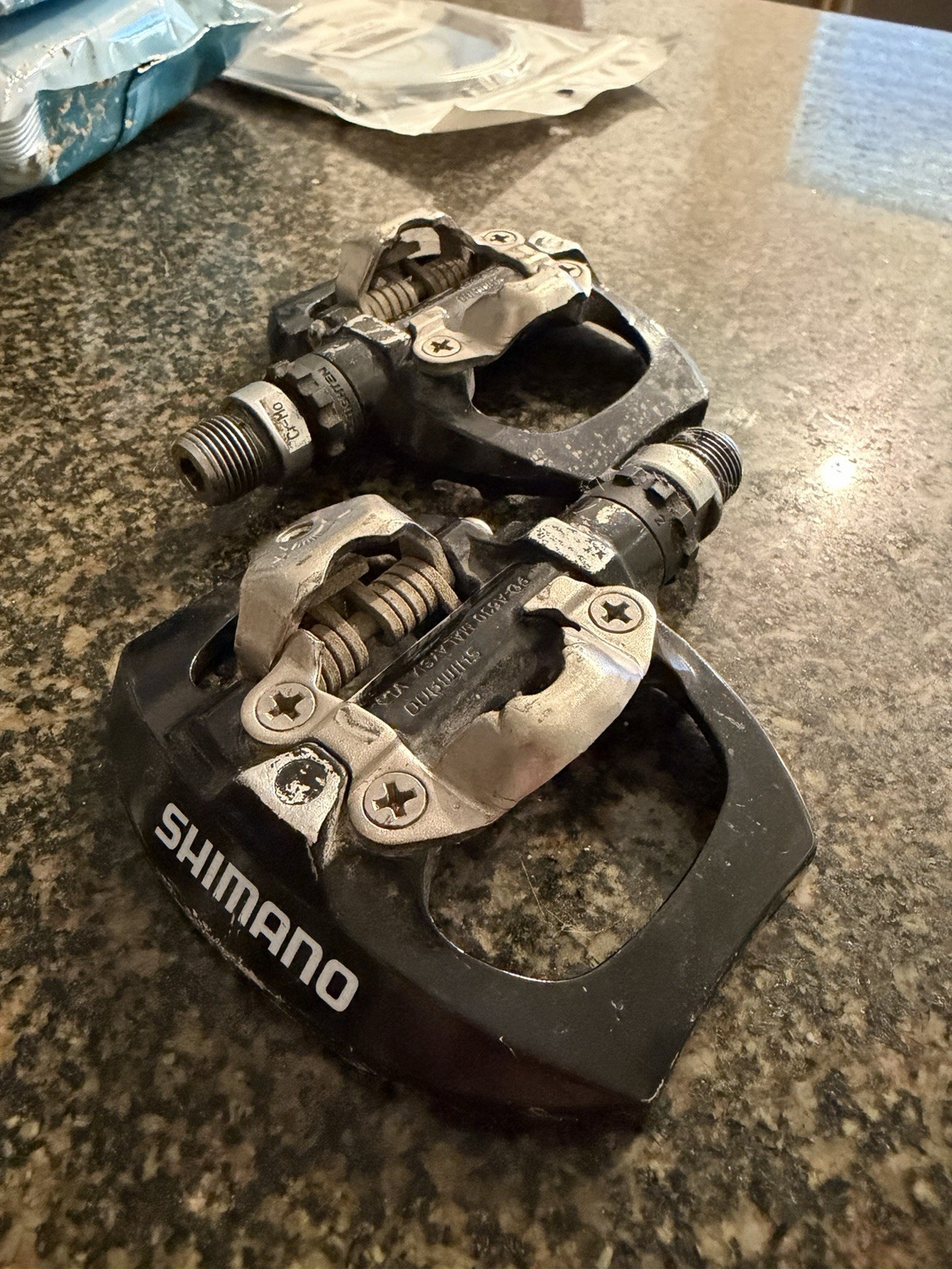 Shimano PD-A530 SPD Bike Pedals 9/16in Clipless Gravel Mountain Bike Pedals