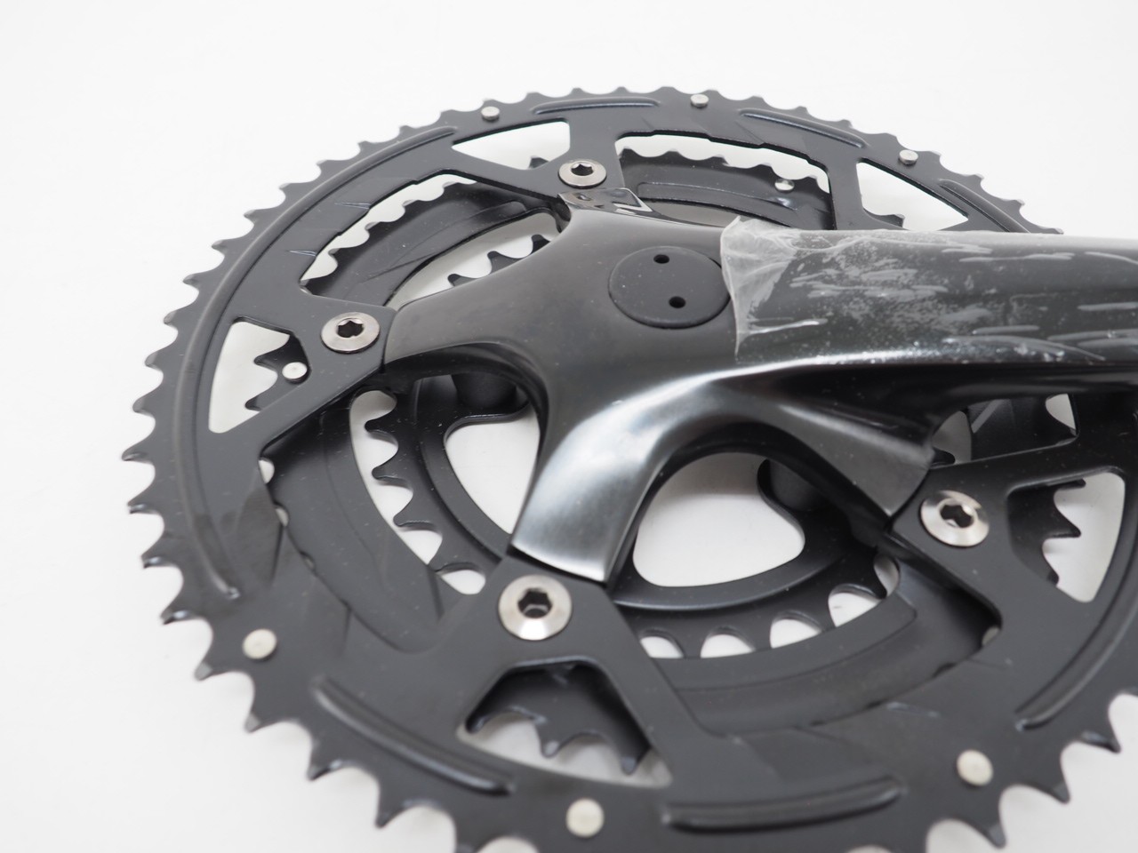 New! Sunlite Alloy Triple Road Bike Crankset 170mm 52/42/30T Black Square Taper