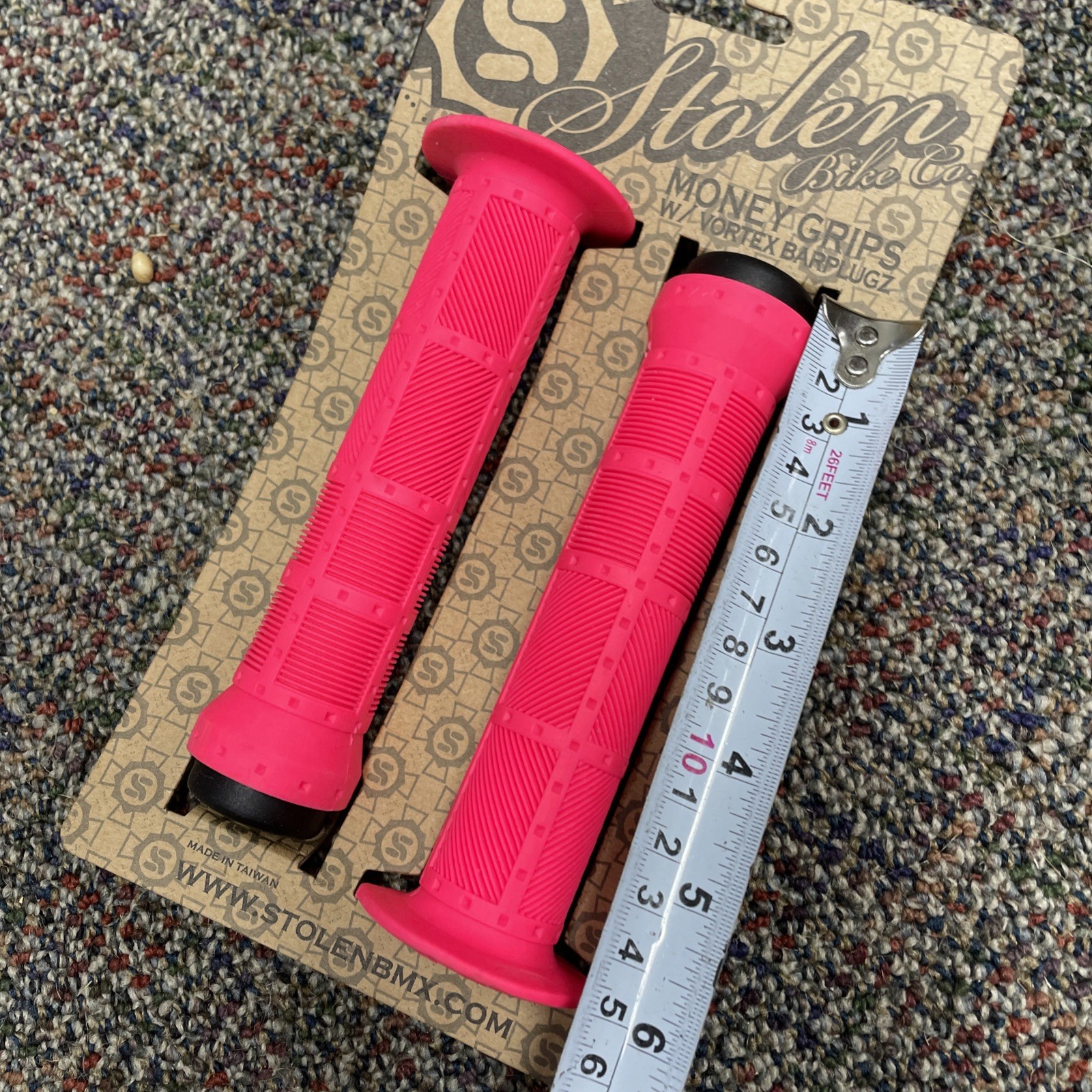 BRAND NEW NOS STOLEN MONEY GRIPS Toxic BIKE BICYCLE CRUISER BMX