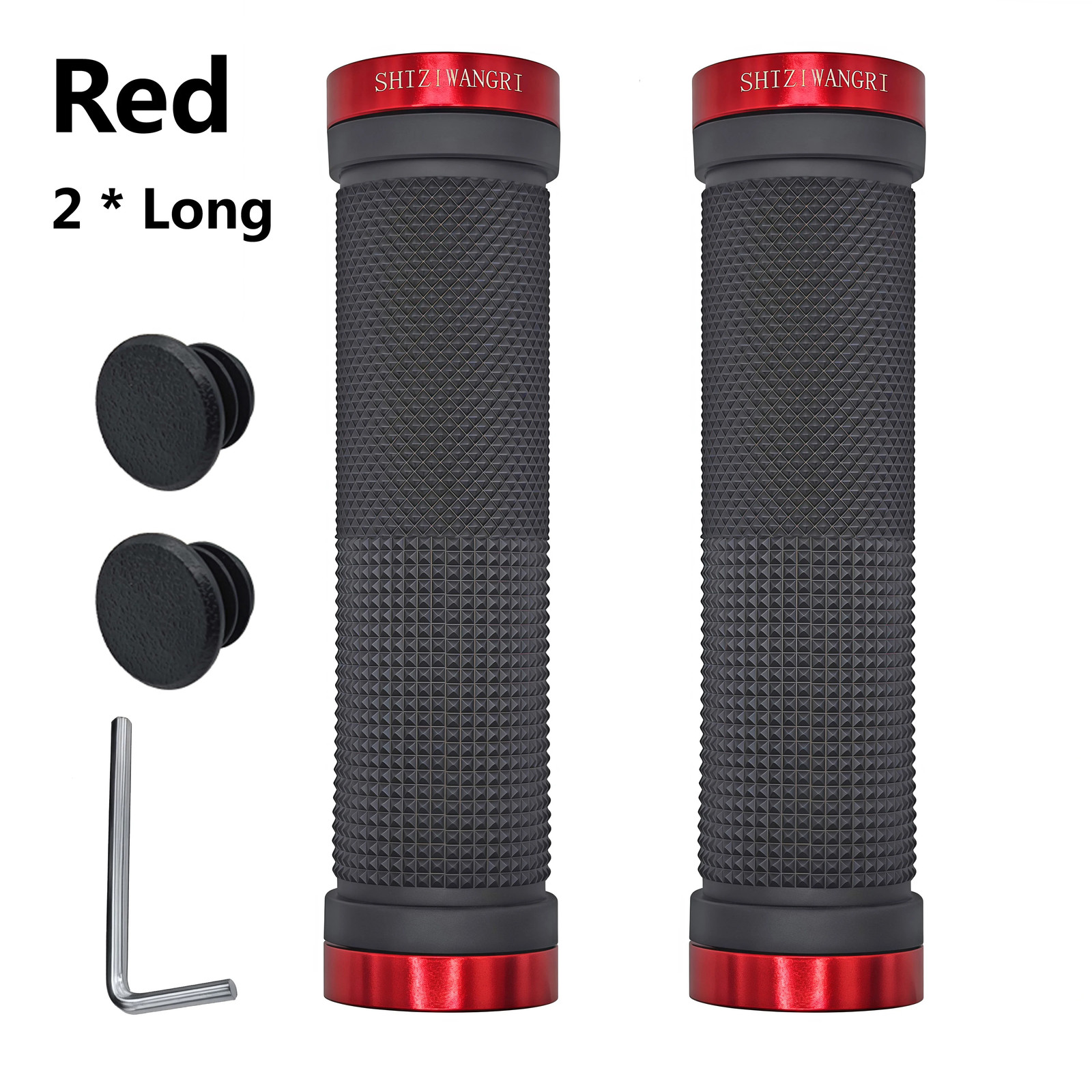 MTB Ergonomic Bike Handlebar Grips Rubber Anti-Slip Long Short Bicycle Covers