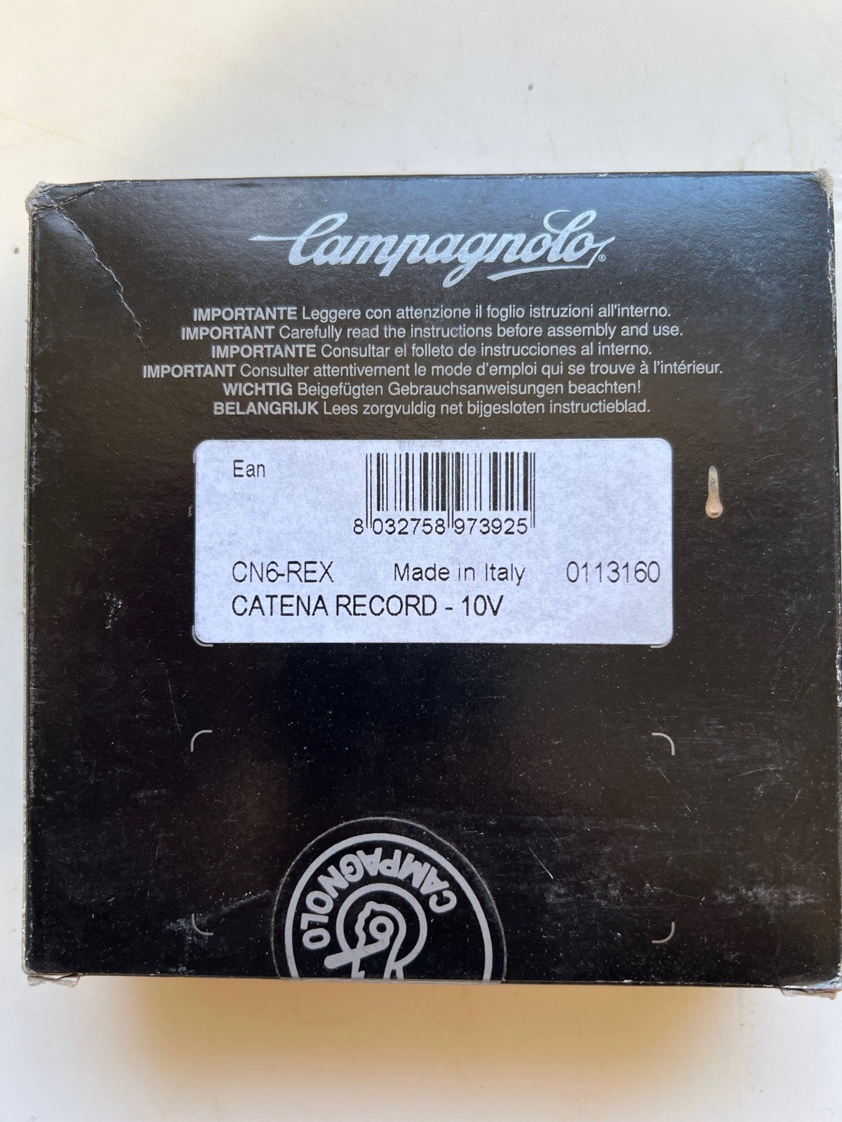 Campagnolo RECORD ULTRA 10 Speed Chain in Box