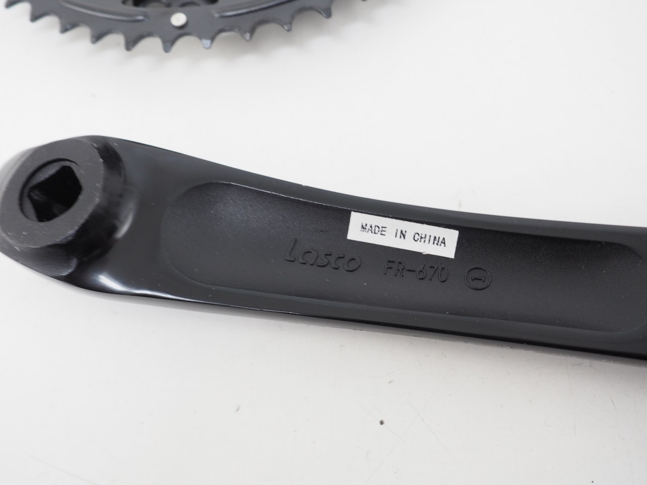 New! Sunlite Alloy Triple Road Bike Crankset 170mm 52/42/30T Black Square Taper