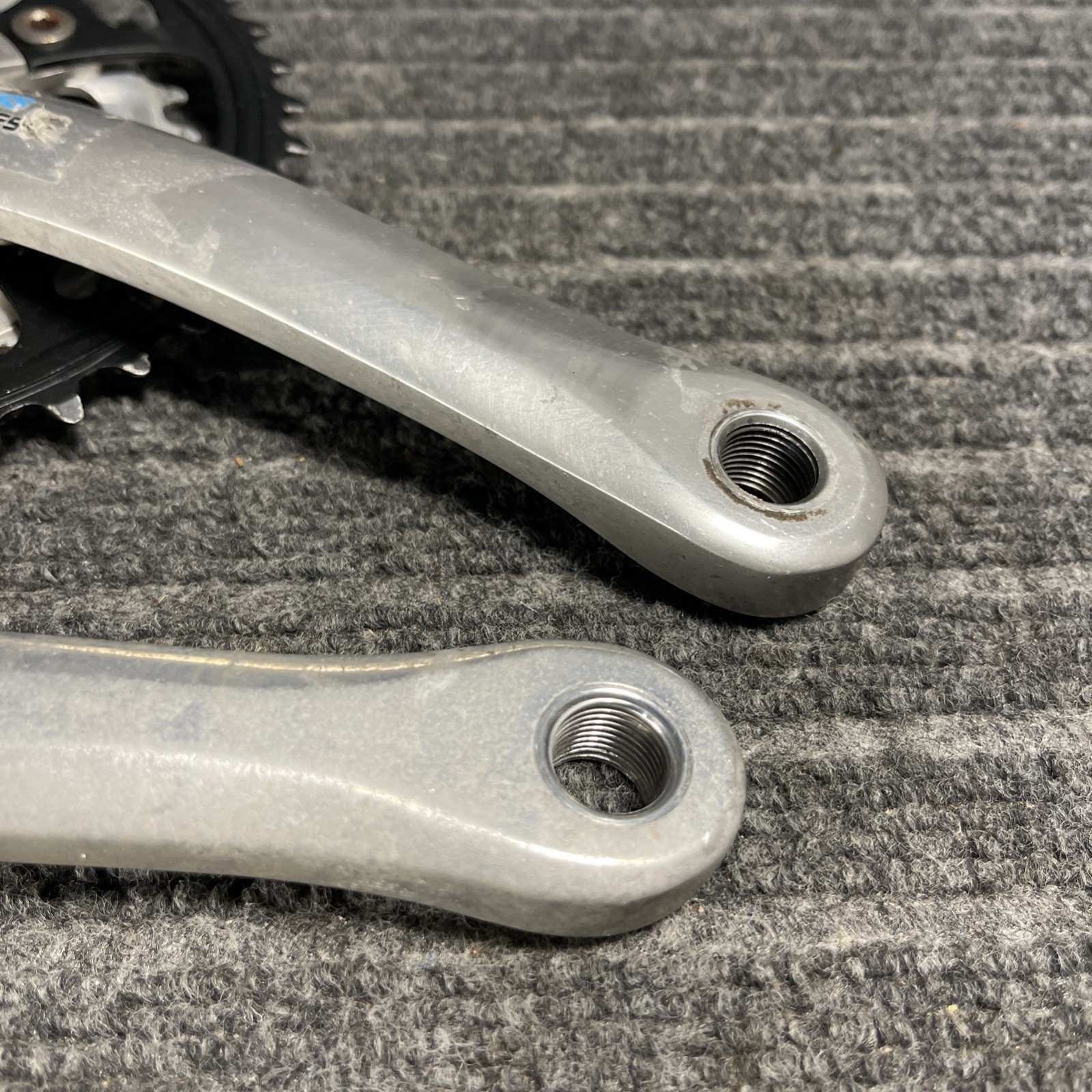 Vintage SACHS New Success Crankset 175mm Triple 42/32/22t Chainrings Sugino READ